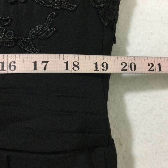 FORMAL PARTY 16 2x plus lace up pleated faux wrap gala maxi dress NEW B131 - Picture 5 of 6